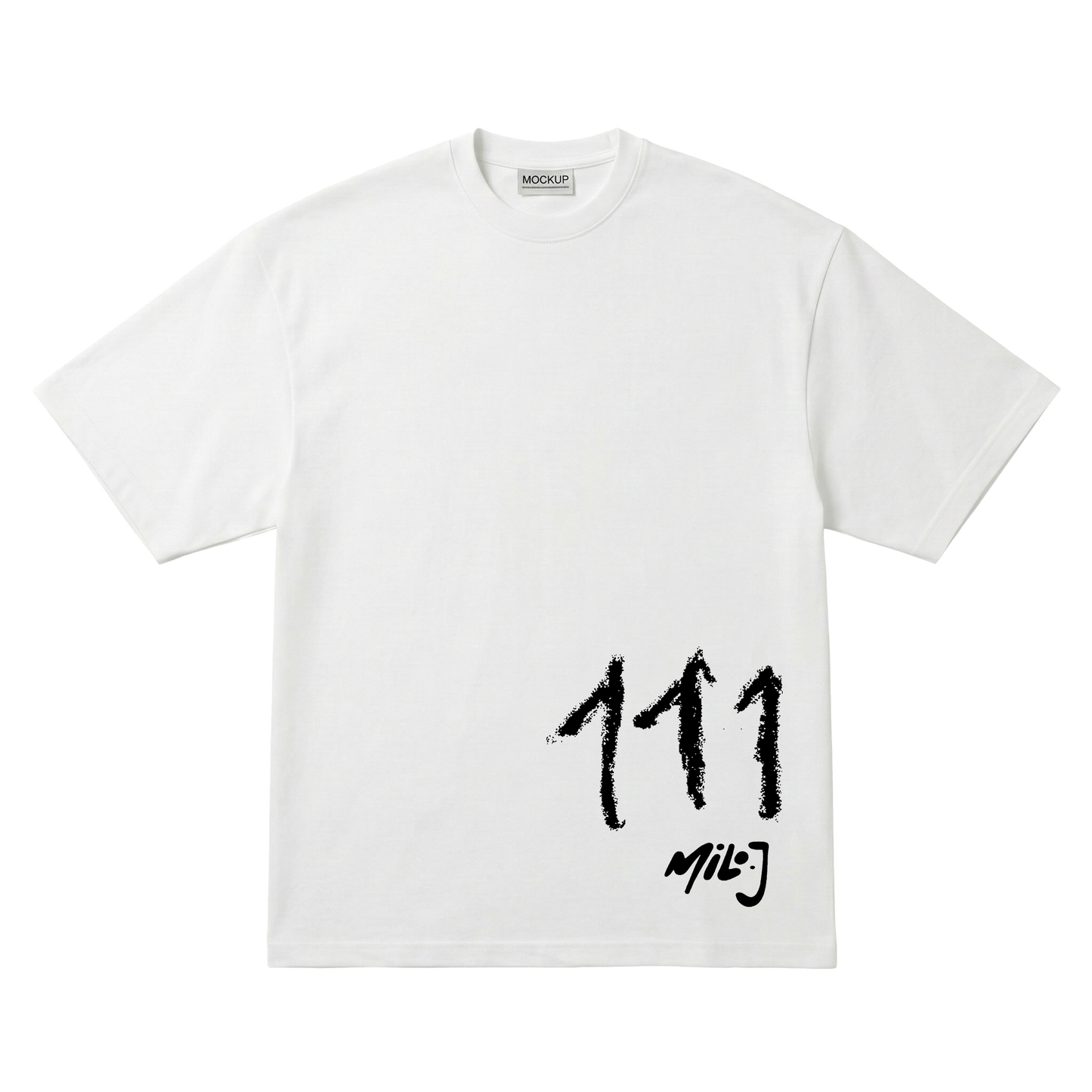 Playera 111 Milo J Oversize White