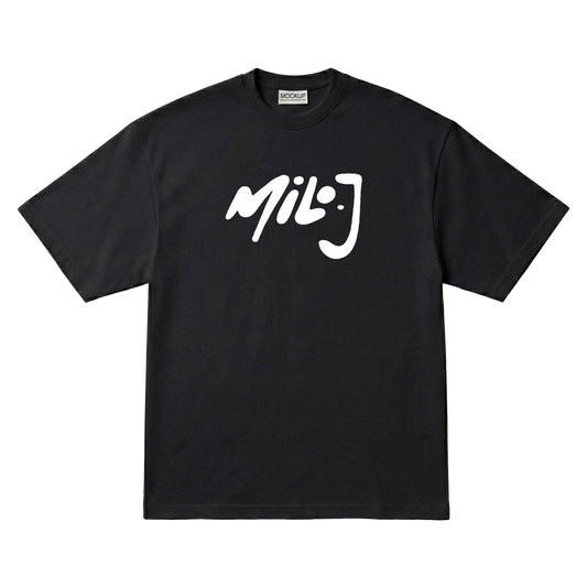 Playera Milo J Oversize Black