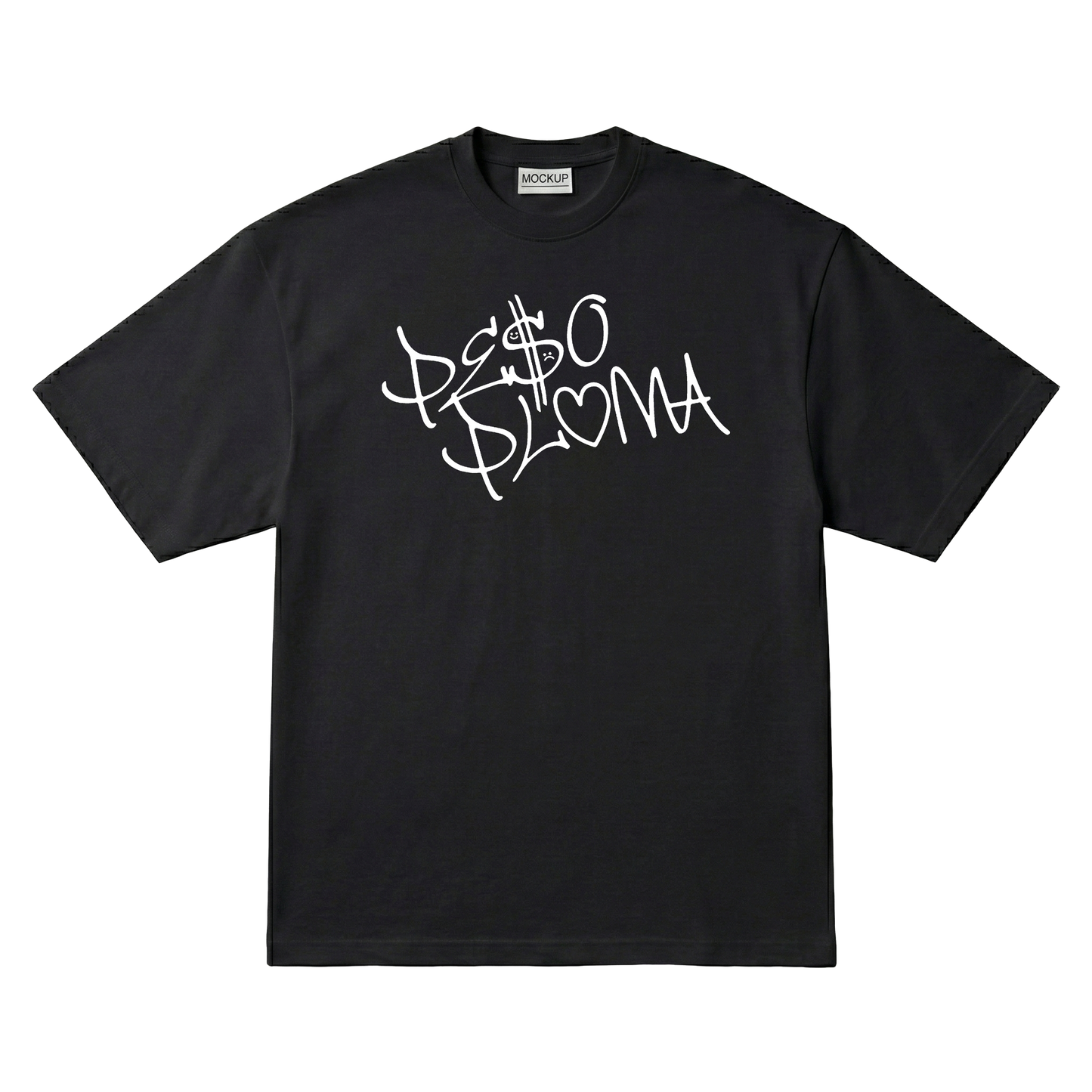 Playera Peso Pluma Dinastía Oversize Black