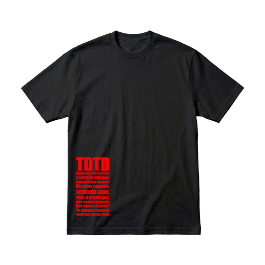 Playera TDTD Latin Mafia Black