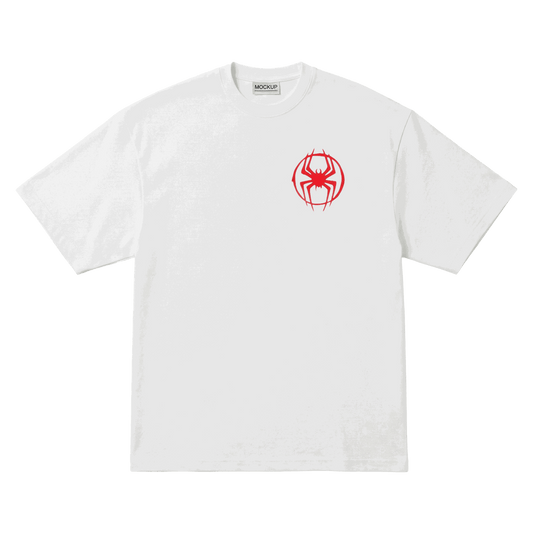 Playera Spider-Man Comic Oversize White