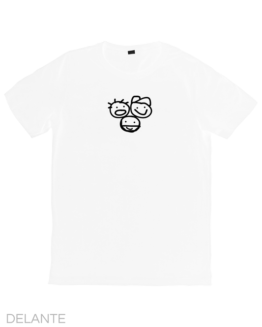 Playera Latin Mafia Más Humano White