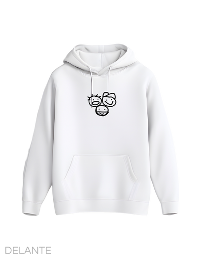 Sudadera Latin Mafia Mala Buena Suerte White