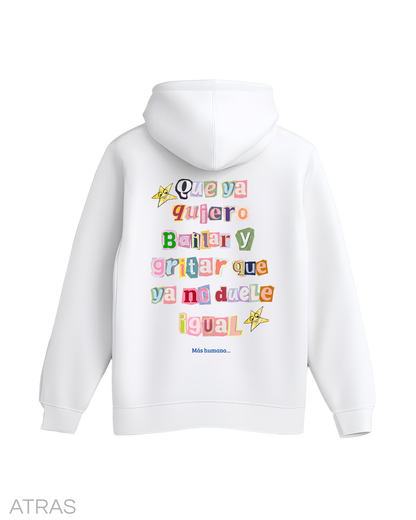 Sudadera Latin Mafia Más Humano White