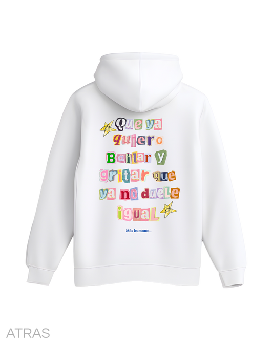 Sudadera Latin Mafia Más Humano White