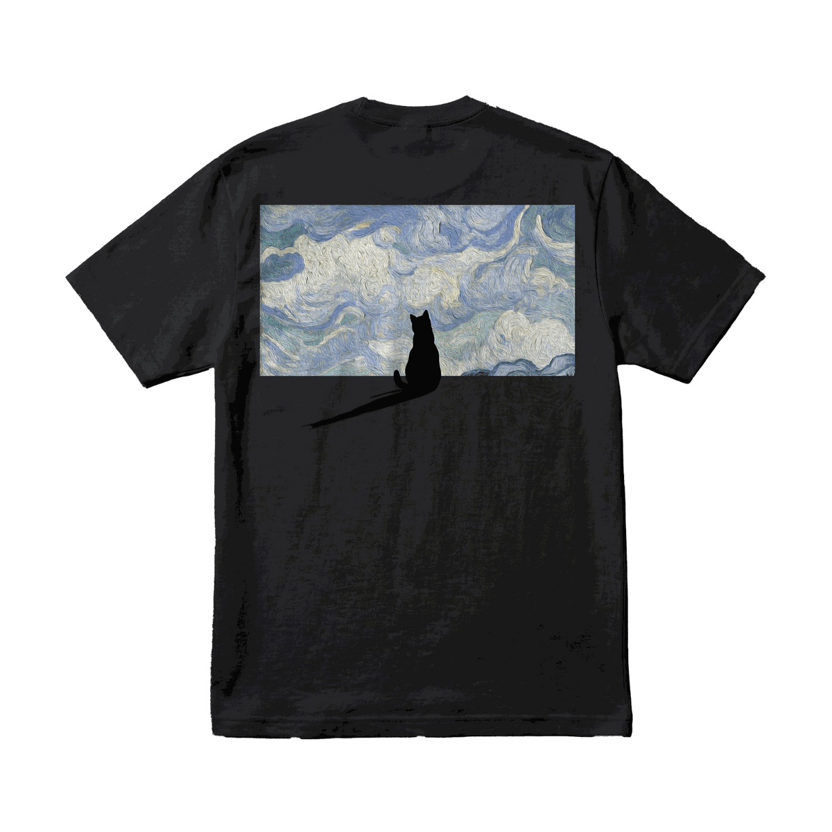 Playera Art Cat Black