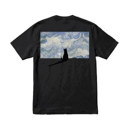 Playera Art Cat Black