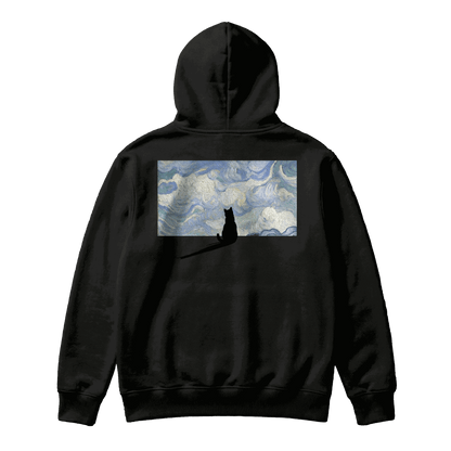 Sudadera Art Cat Black