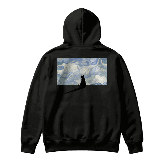 Sudadera Art Cat Black