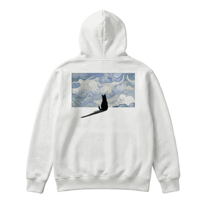 Sudadera Art Cat White