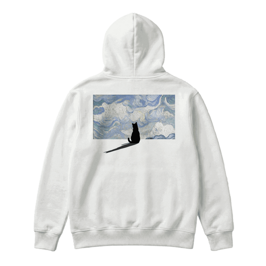Sudadera Art Cat White