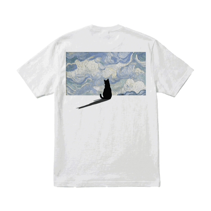 Playera Art Cat White