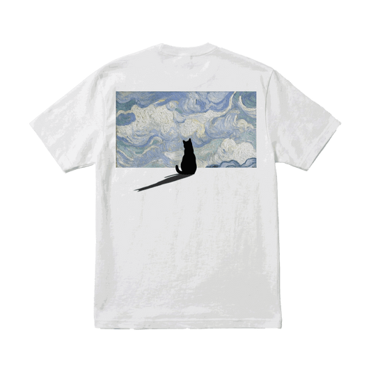 Playera Art Cat White