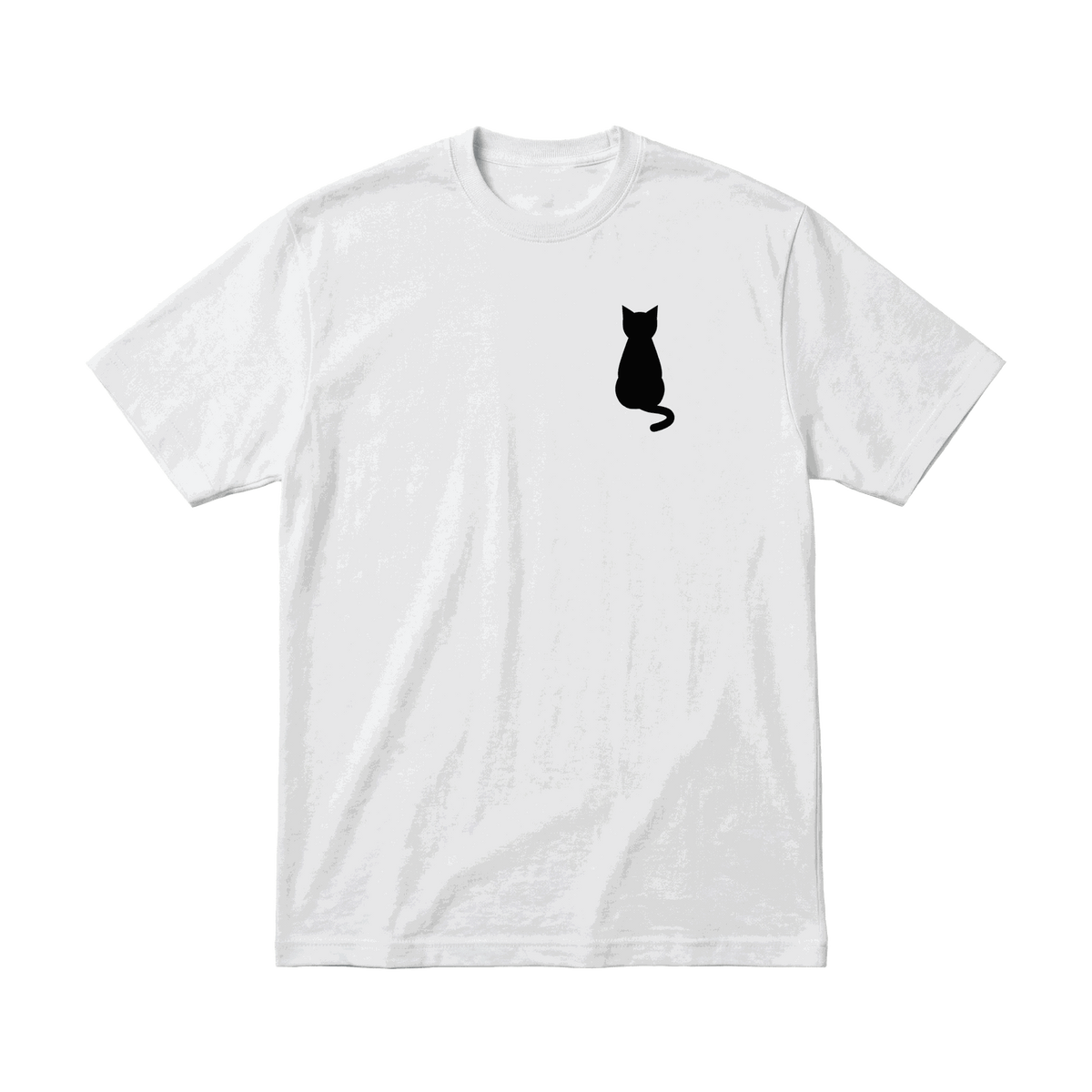 Playera Art Cat White
