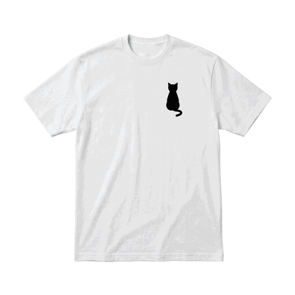 Playera Art Cat White
