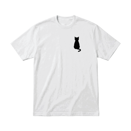 Playera Art Cat White