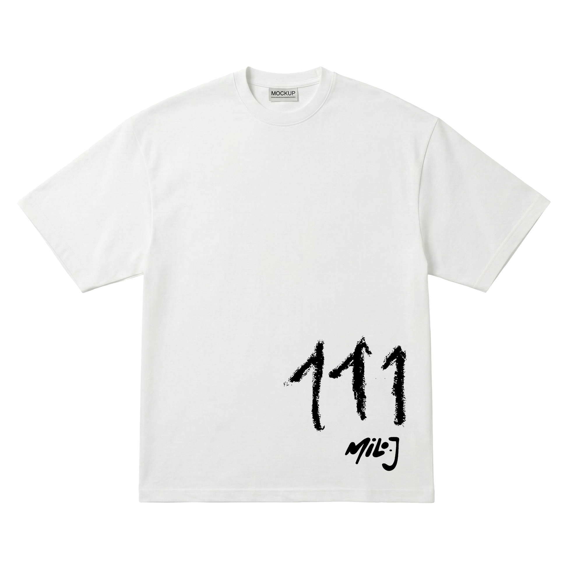 Playera 111 Milo J Oversize White