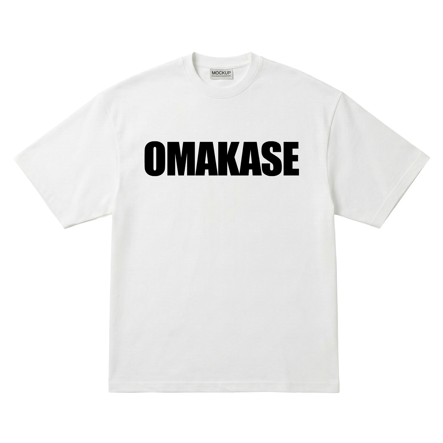 Playera Alvarito Díaz OMAKASE Oversize White