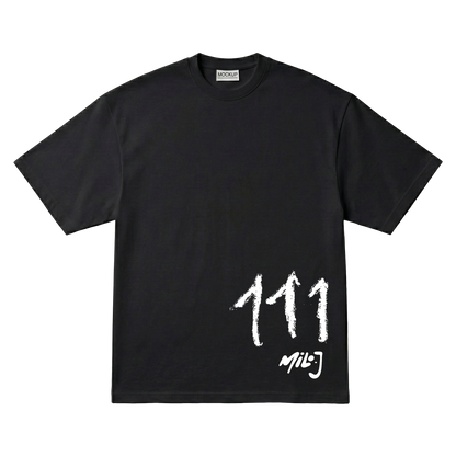 Playera 111 Milo J Oversize Black