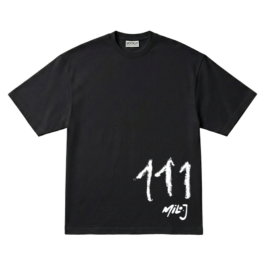 Playera 111 Milo J Oversize Black
