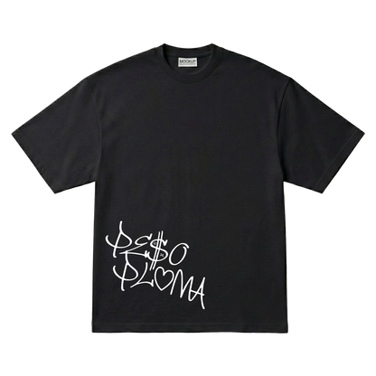 Playera Peso Pluma Oversize Black