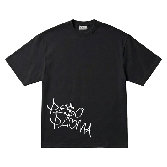 Playera Peso Pluma Oversize Black