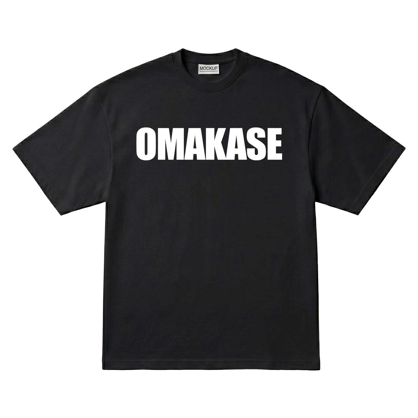 Playera Alvarito Díaz OMAKASE Oversize Black