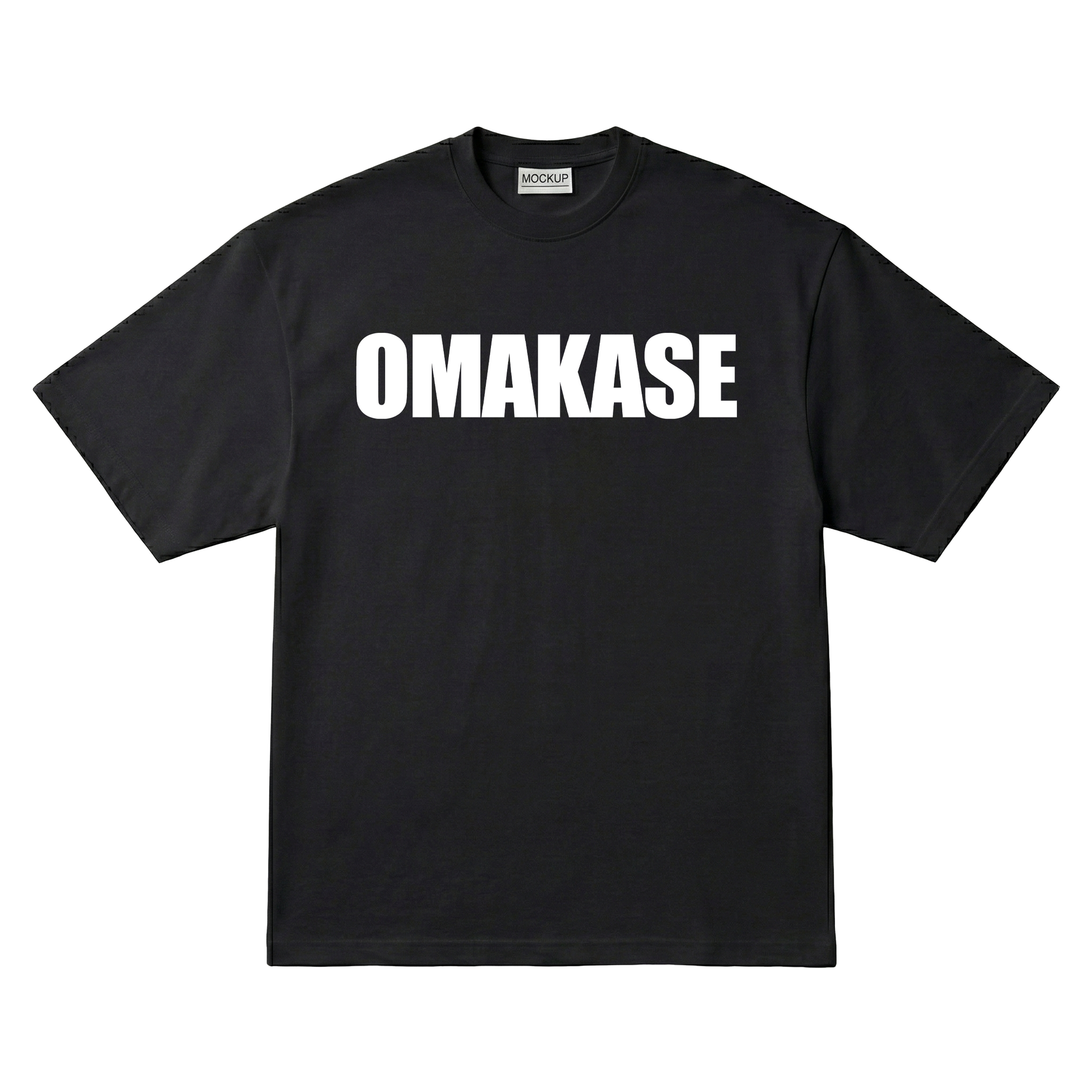 Playera Alvarito Díaz OMAKASE Oversize Black