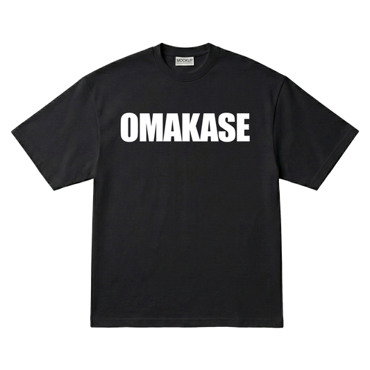 Playera Alvarito Díaz OMAKASE Oversize Black