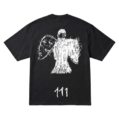 Playera 111 Milo J Oversize Black