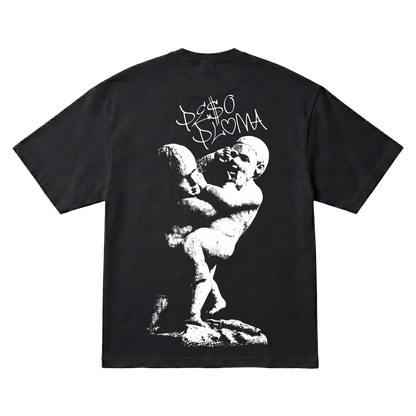 Playera Peso Pluma Dinastía Oversize Black