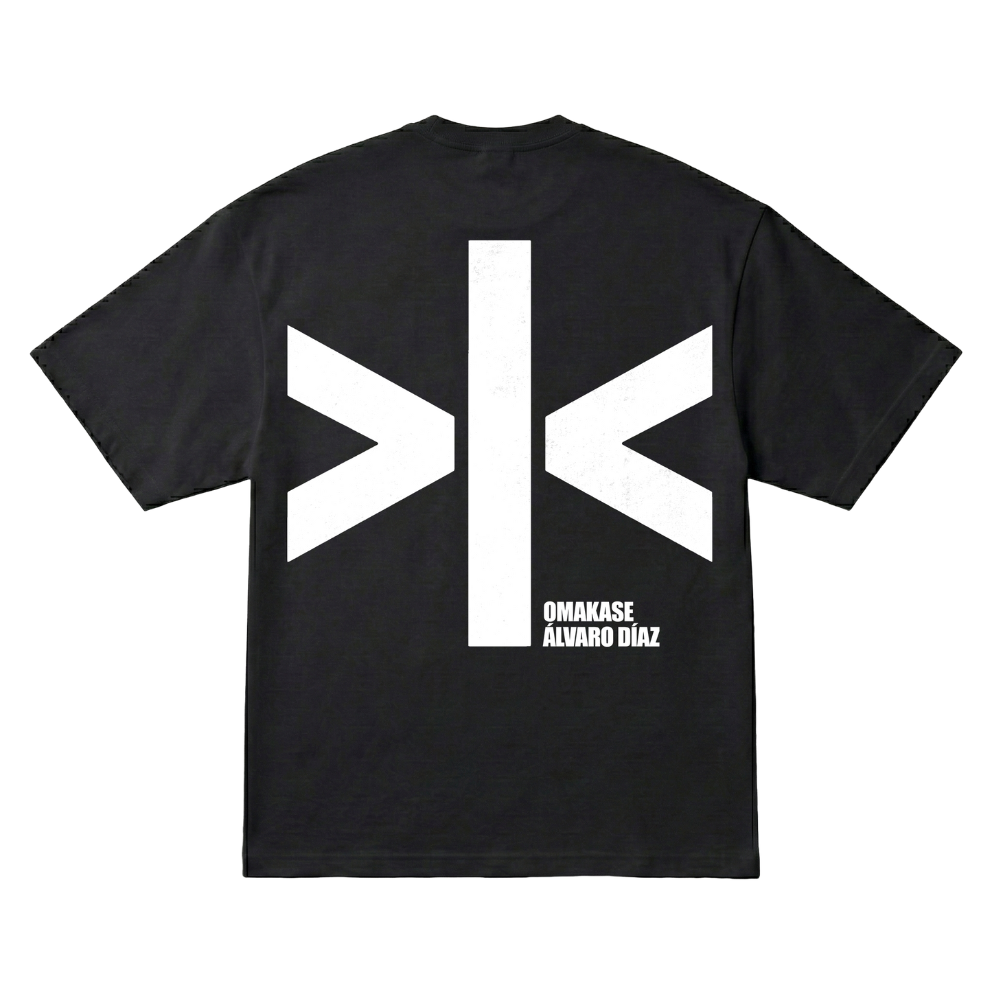 Playera Alvarito Díaz OMAKASE Oversize Black