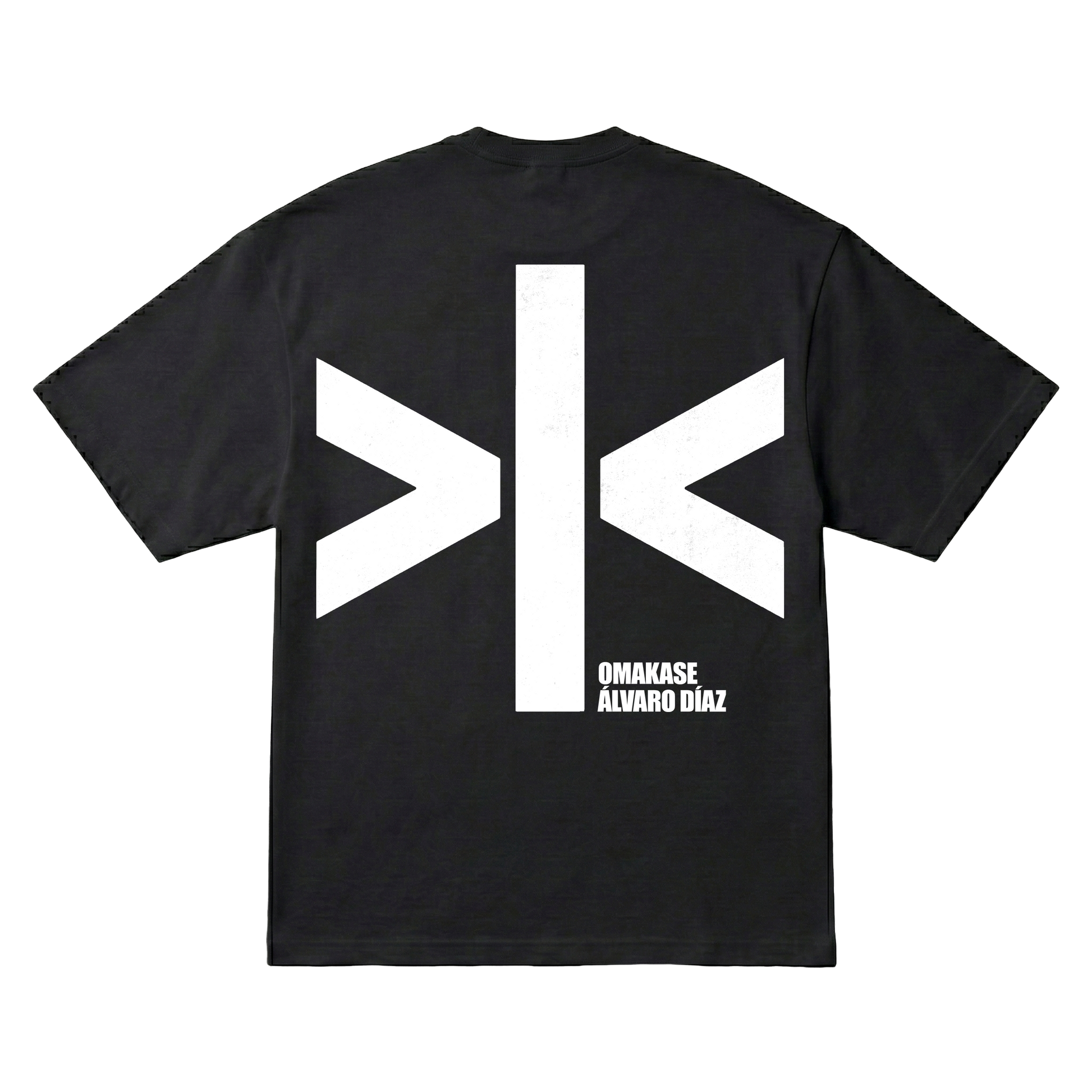Playera Alvarito Díaz OMAKASE Oversize Black