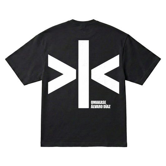 Playera Alvarito Díaz OMAKASE Oversize Black
