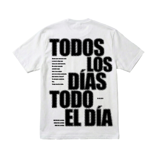Playera TDTD Latin Mafia White