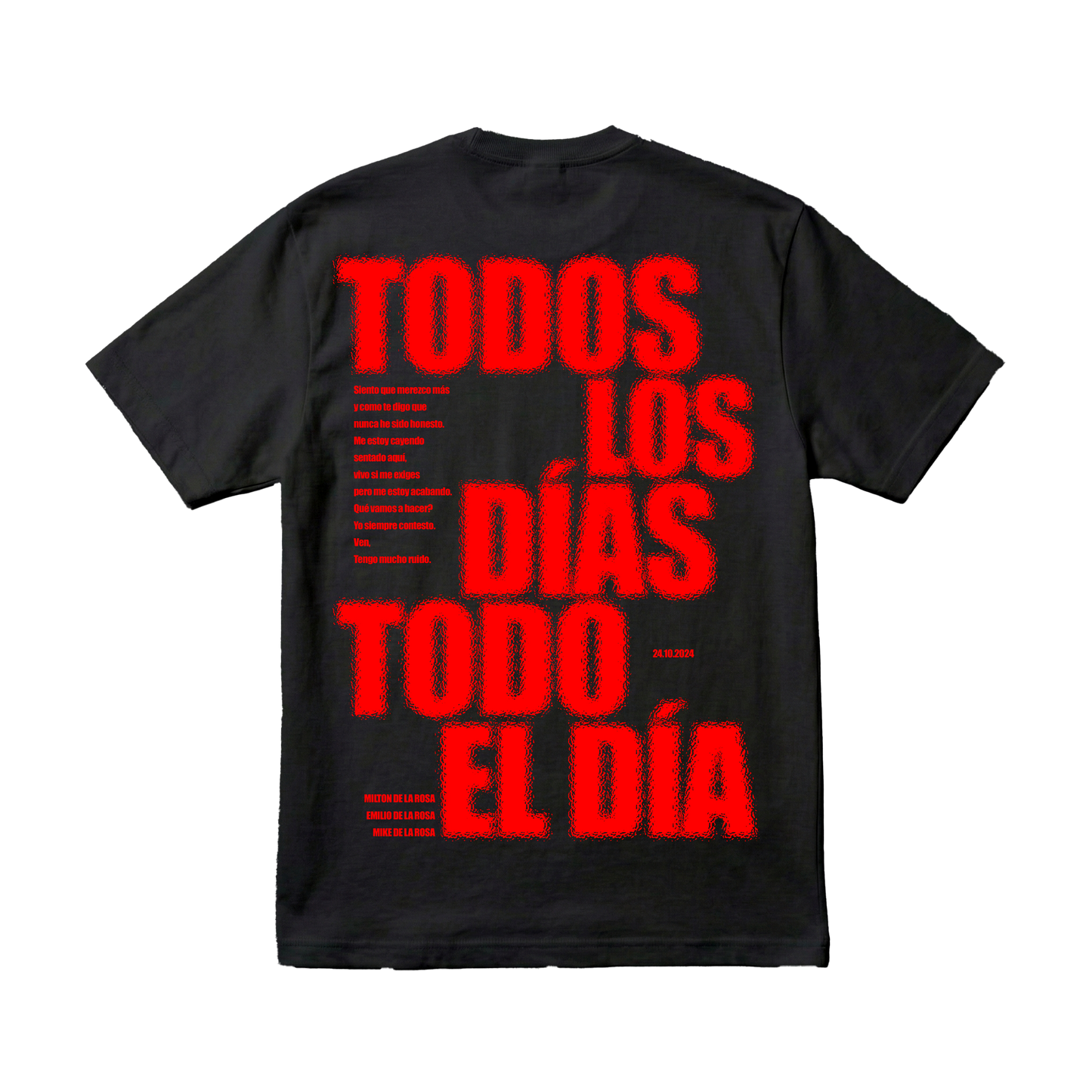 Playera TDTD Latin Mafia Black