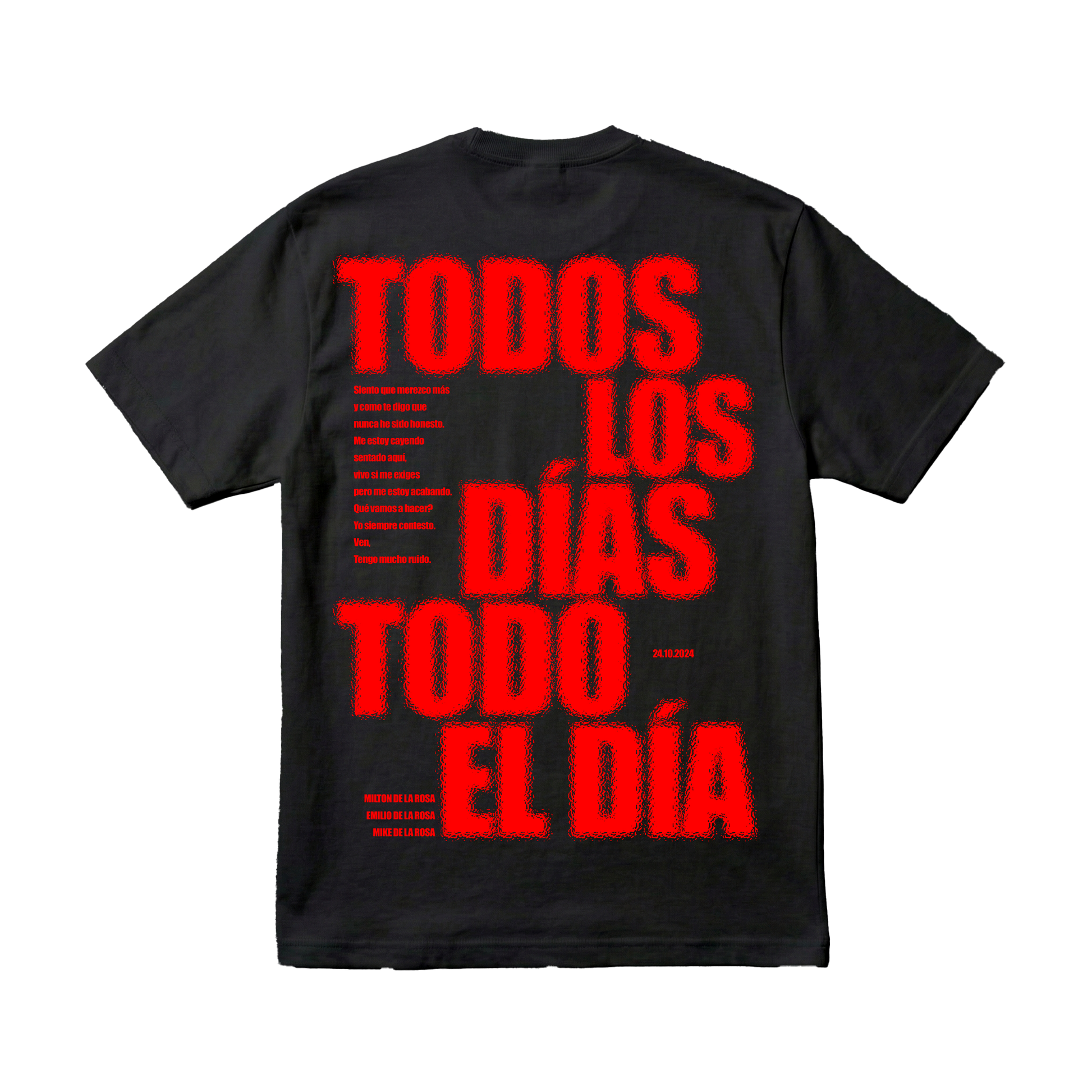 Playera TDTD Latin Mafia Black