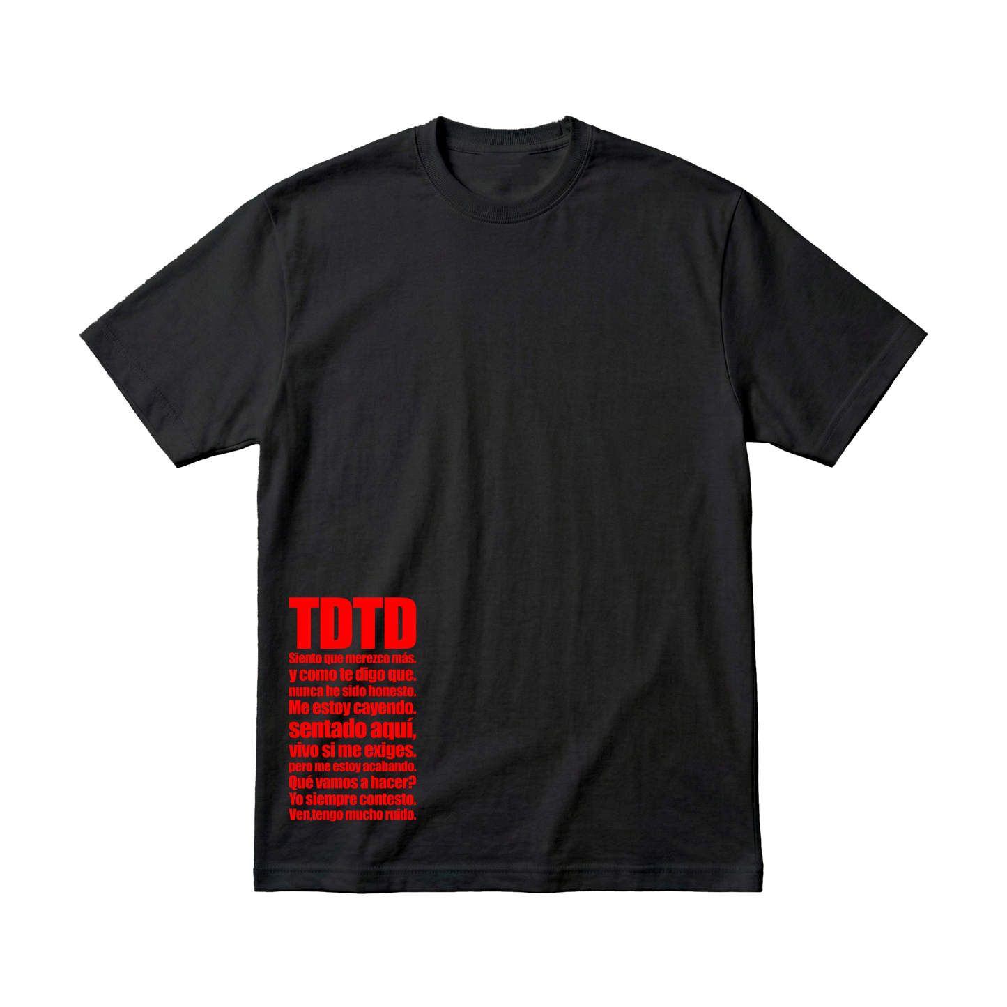 Playera TDTD Latin Mafia Black