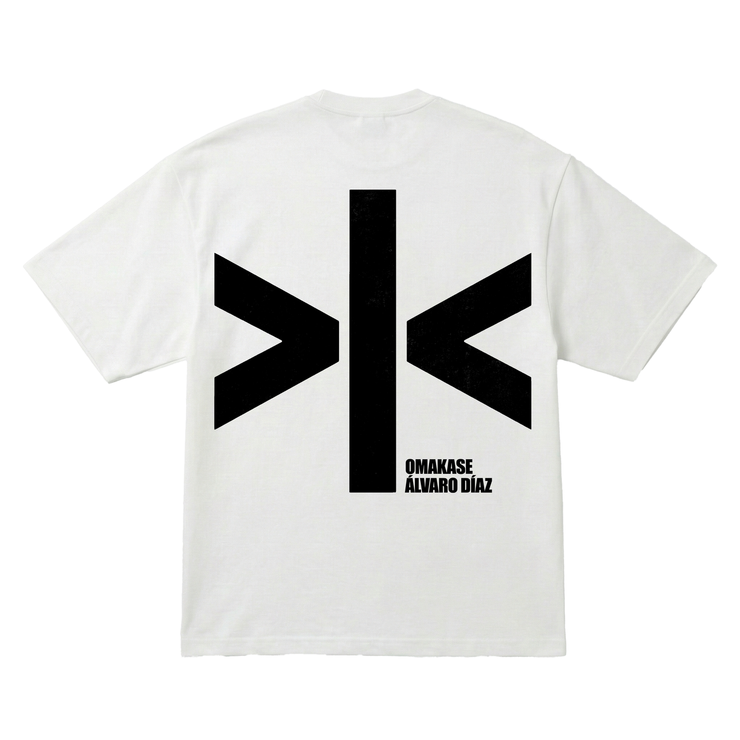 Playera Alvarito Díaz OMAKASE Oversize White