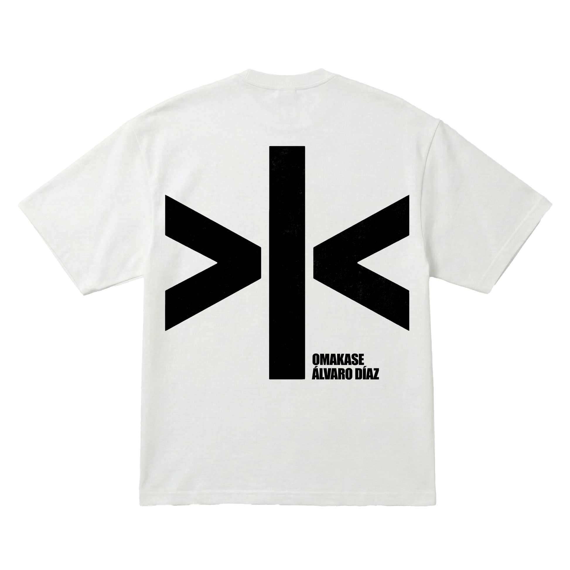Playera Alvarito Díaz OMAKASE Oversize White