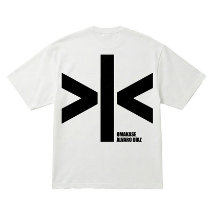Playera Alvarito Díaz OMAKASE Oversize White