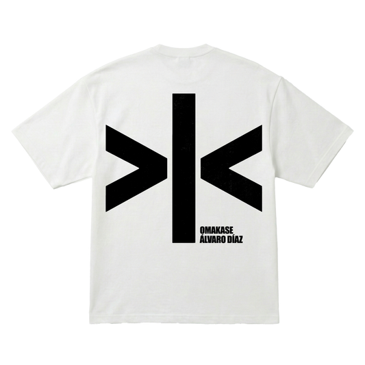 Playera Alvarito Díaz OMAKASE Oversize White