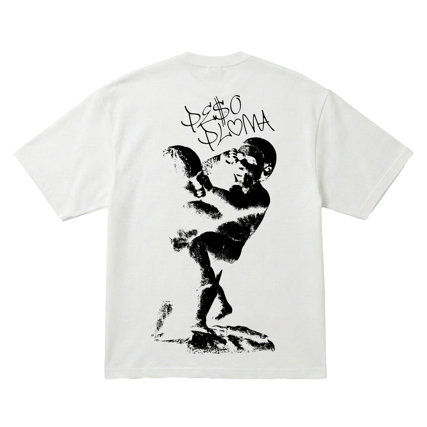 Playera Peso Pluma Dinastía Oversize White