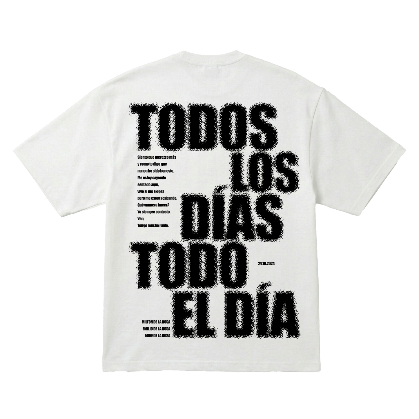 Playera TDTD Latin Mafia Oversize White