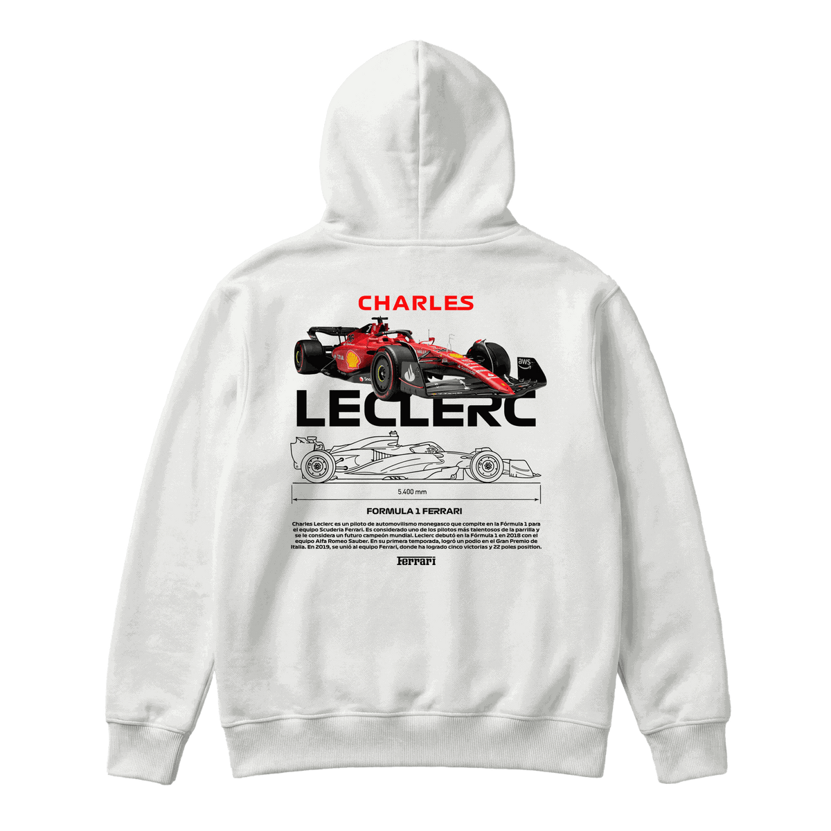 Sudadera Charles Leclerc White