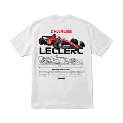 Playera Charles Leclerc White