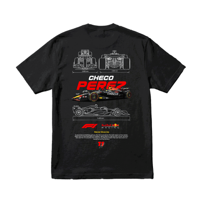 Playera Checo Pérez Black