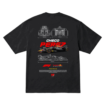 Playera Checo Pérez Oversize Black