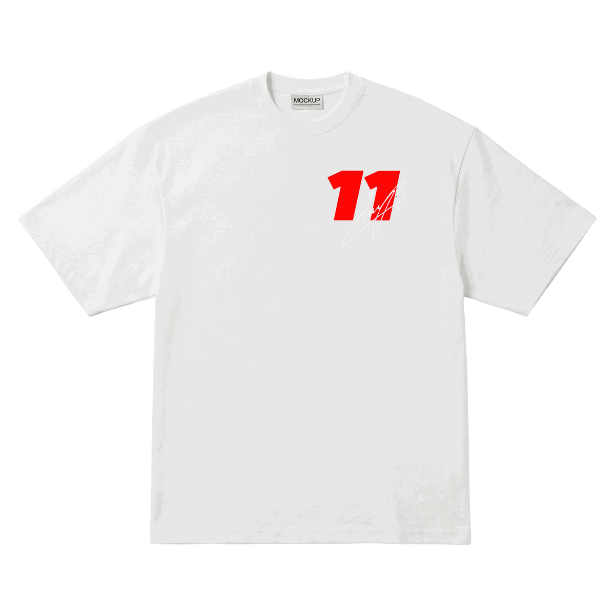 Playera Checo Pérez Oversize White