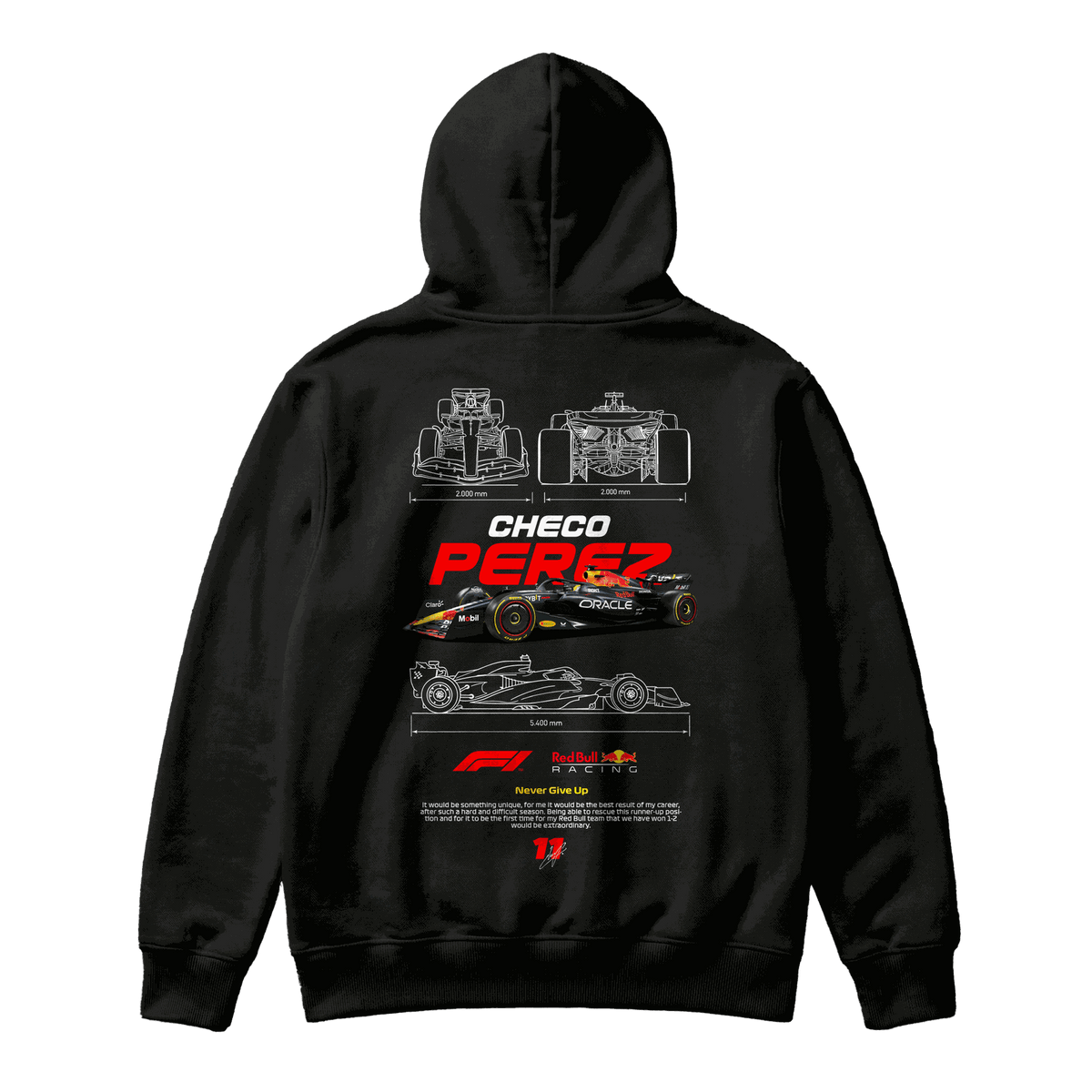 Sudadera Checo Pérez Black